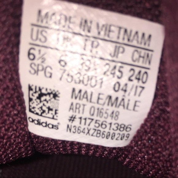 Adidas Maroon Speed Trainer 3 Athletic Sneakers - Picture 12 of 14